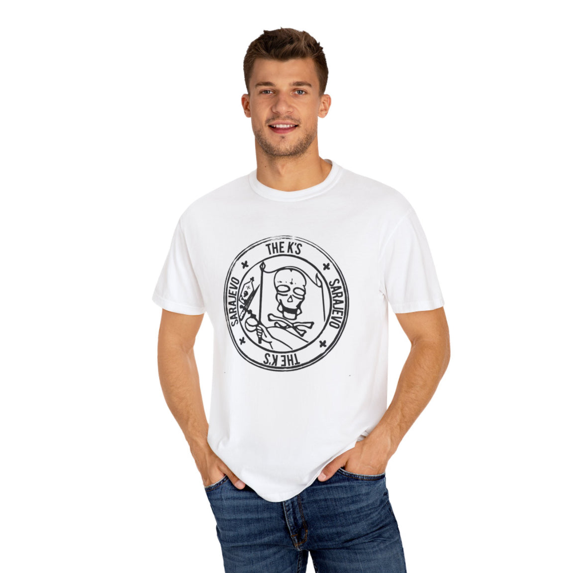 The Ks Sarajevo band T-shirt front and back