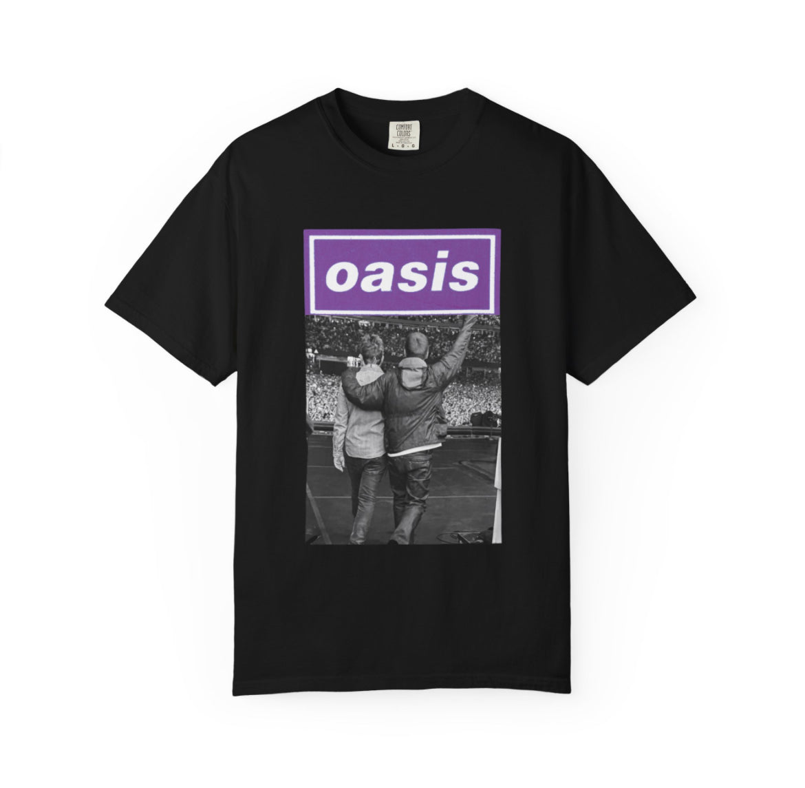 Oasis 2025 purple band T-shirt