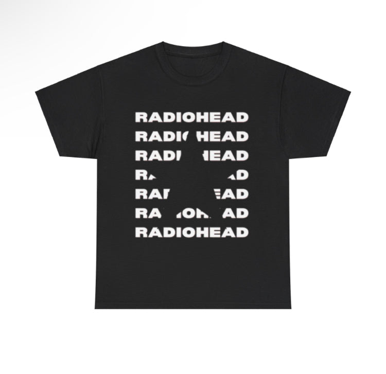Radiohead band tshirt black