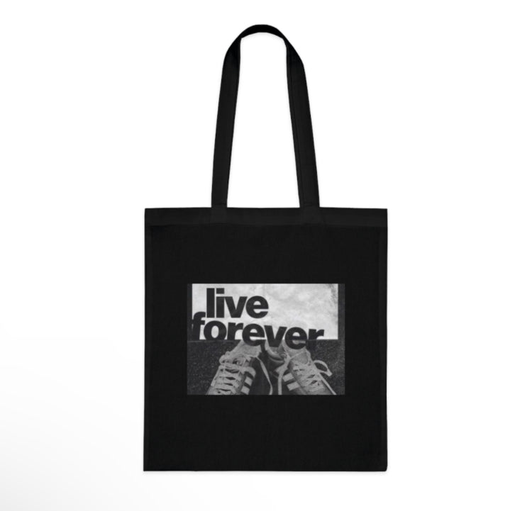 Oasis live forever tote bag