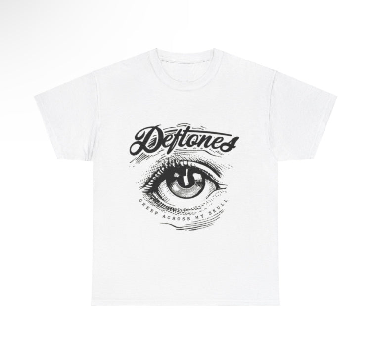 Deftones band tshirt white