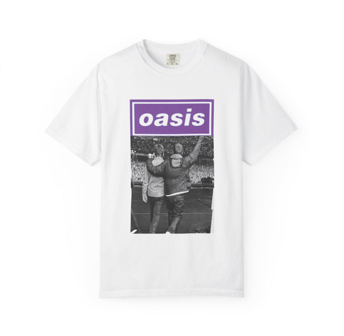 Oasis 2025 purple band T-shirt