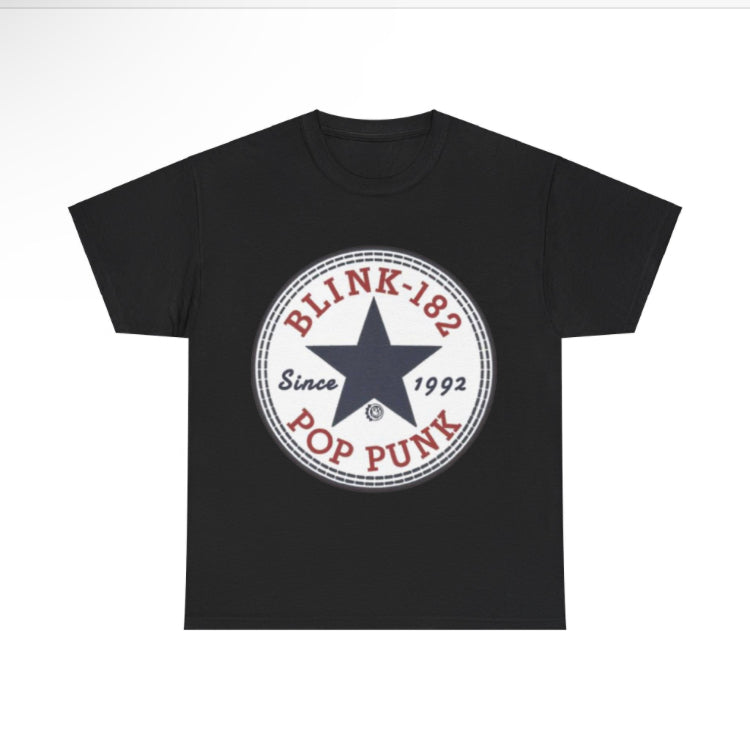 Blink 182 pop punk converse logo band t-shirts