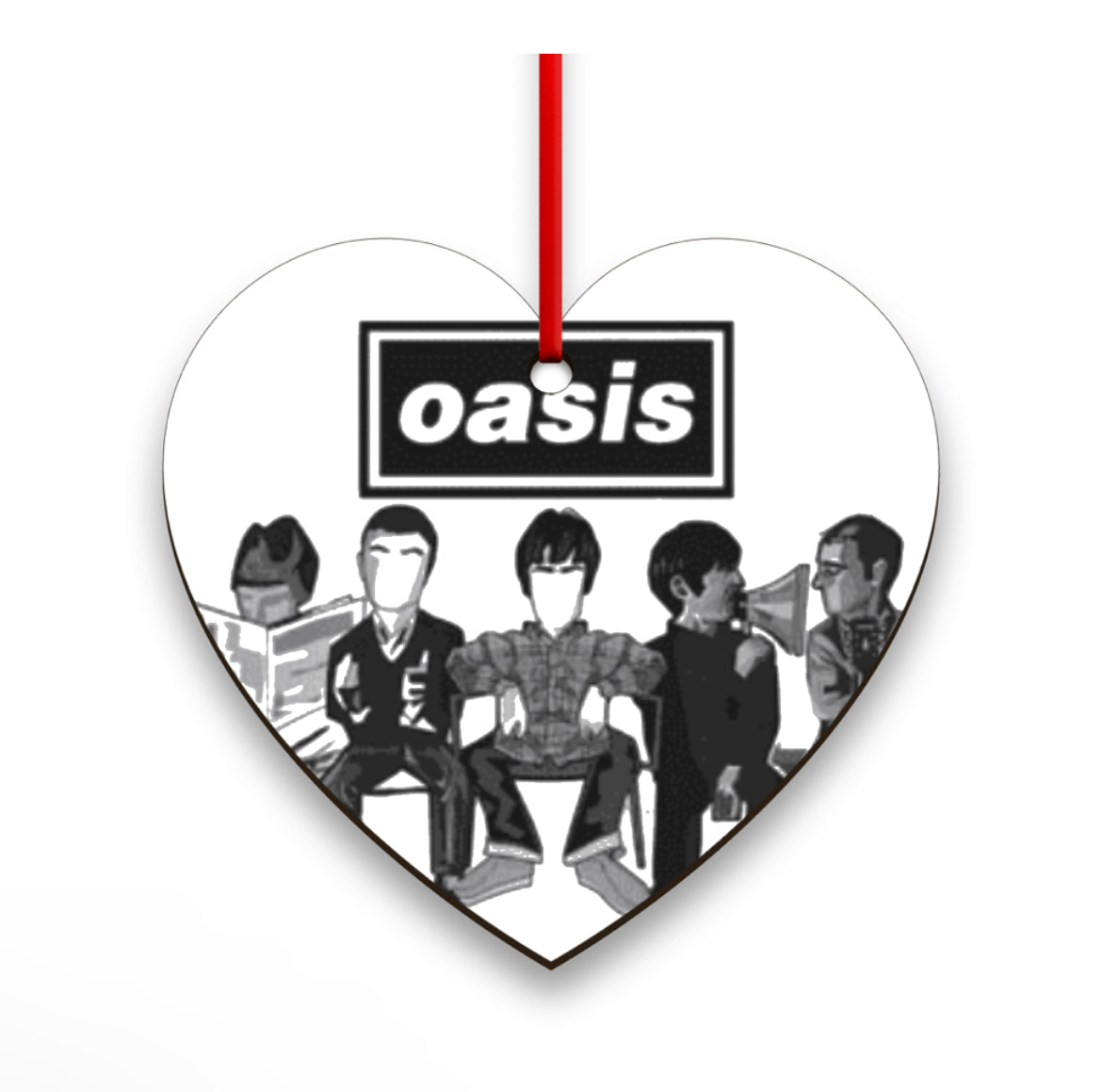 Oasis heart shaped Christmas decoration