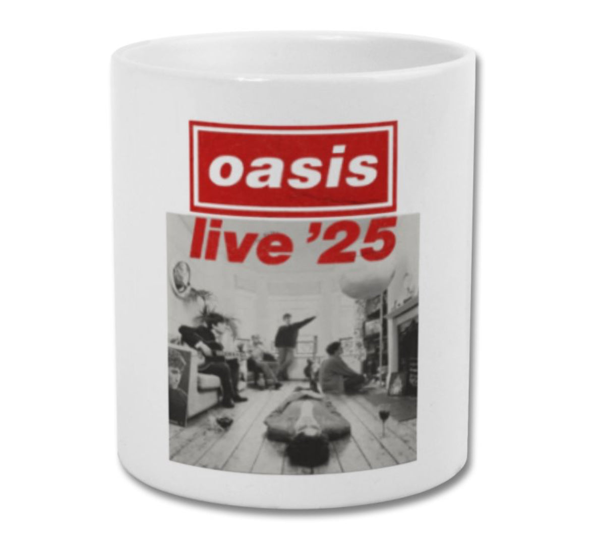 Oasis mug live 2025
