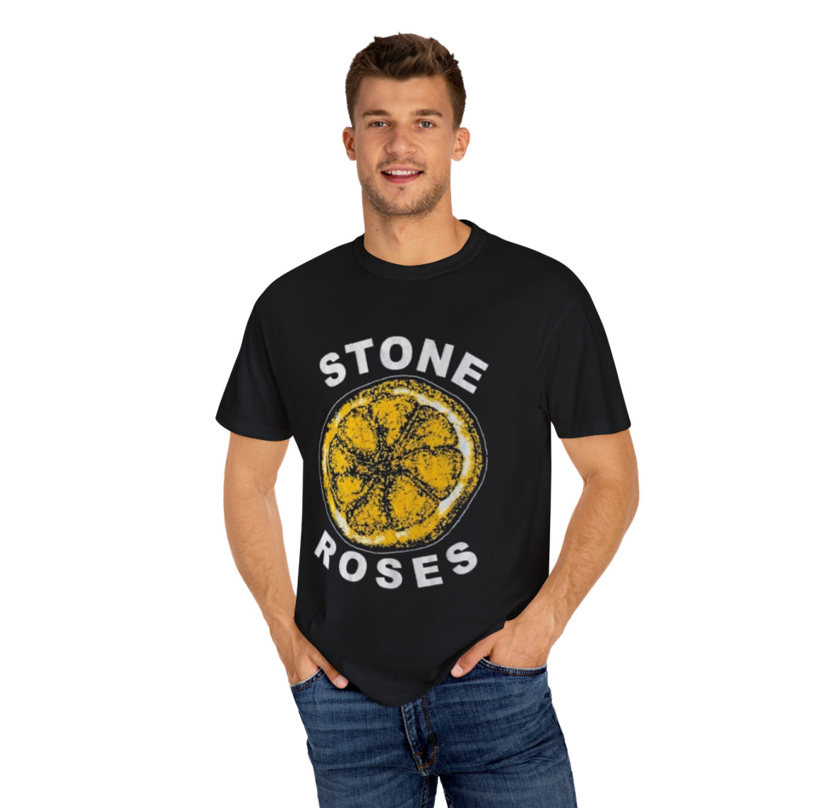 Stone roses I don’t have to sell my soul band T-shirt back and front