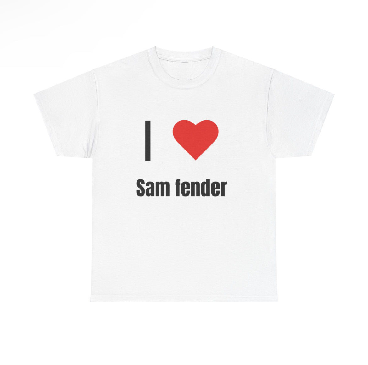 I heart Sam fender band tshirt