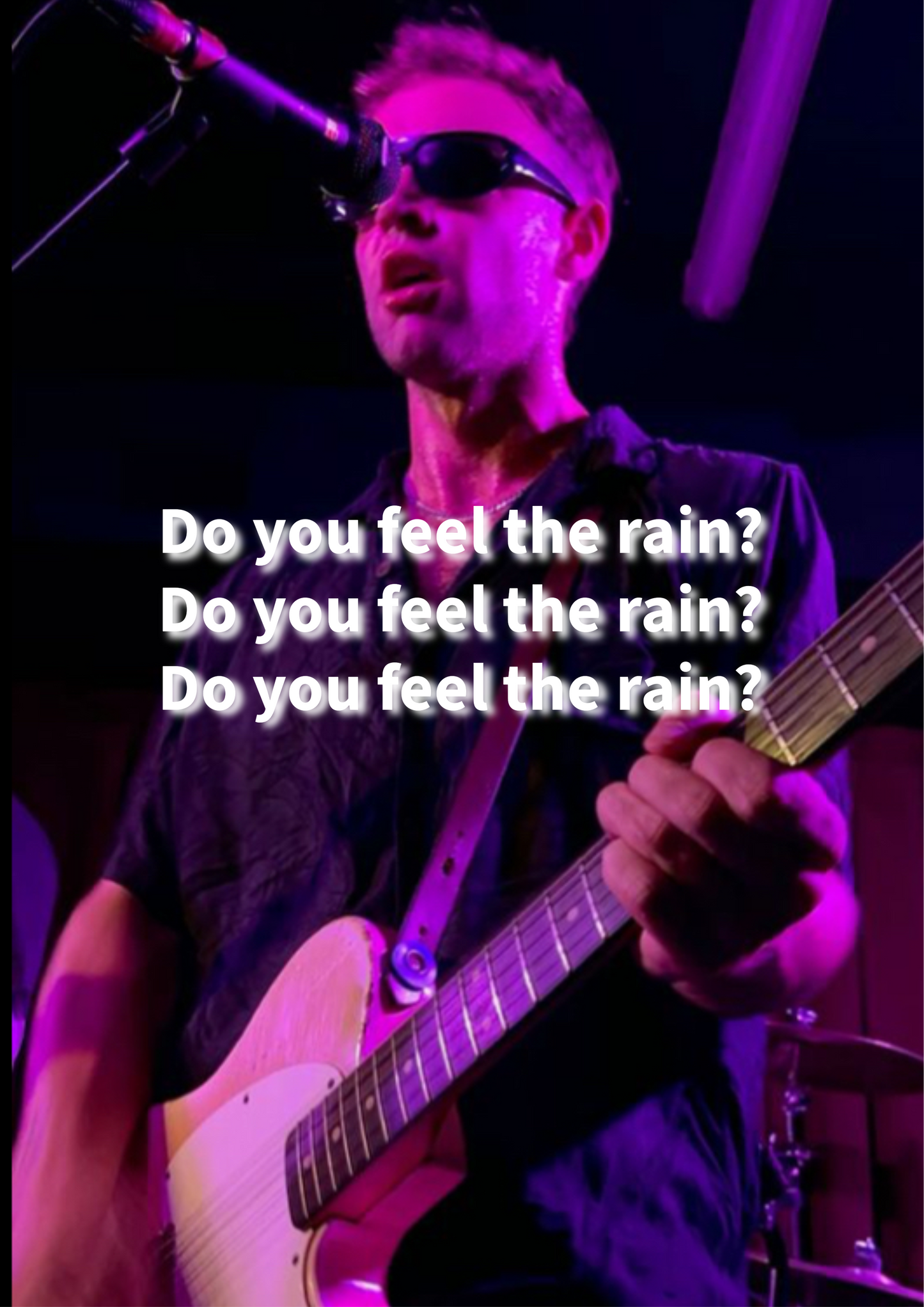Wunderhorse do you feel the rain poster
