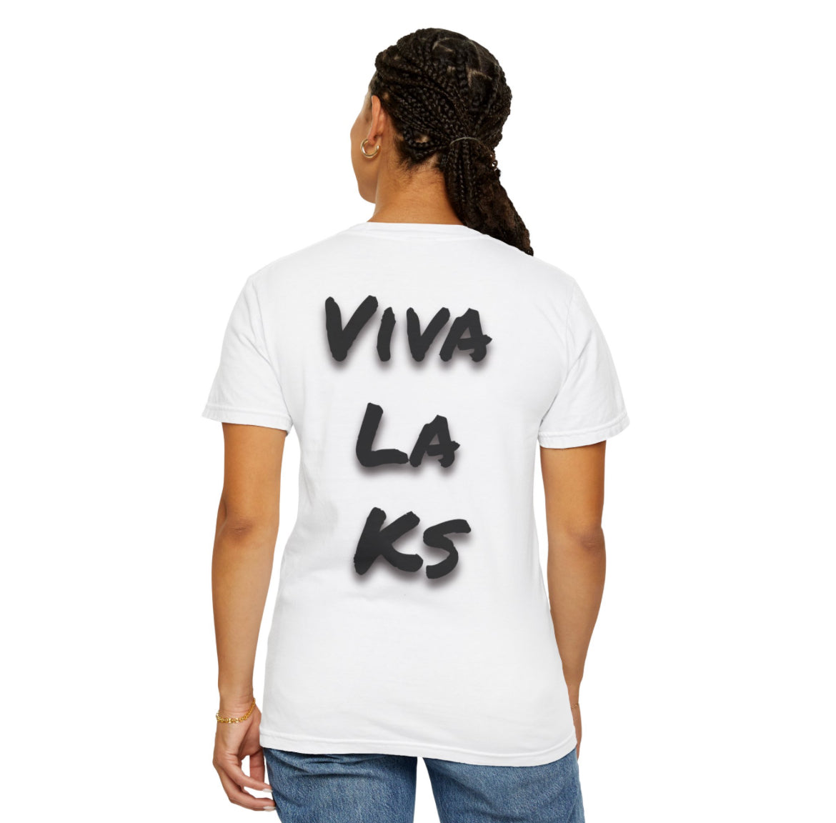 The Ks Sarajevo blue band t-shirt front and back