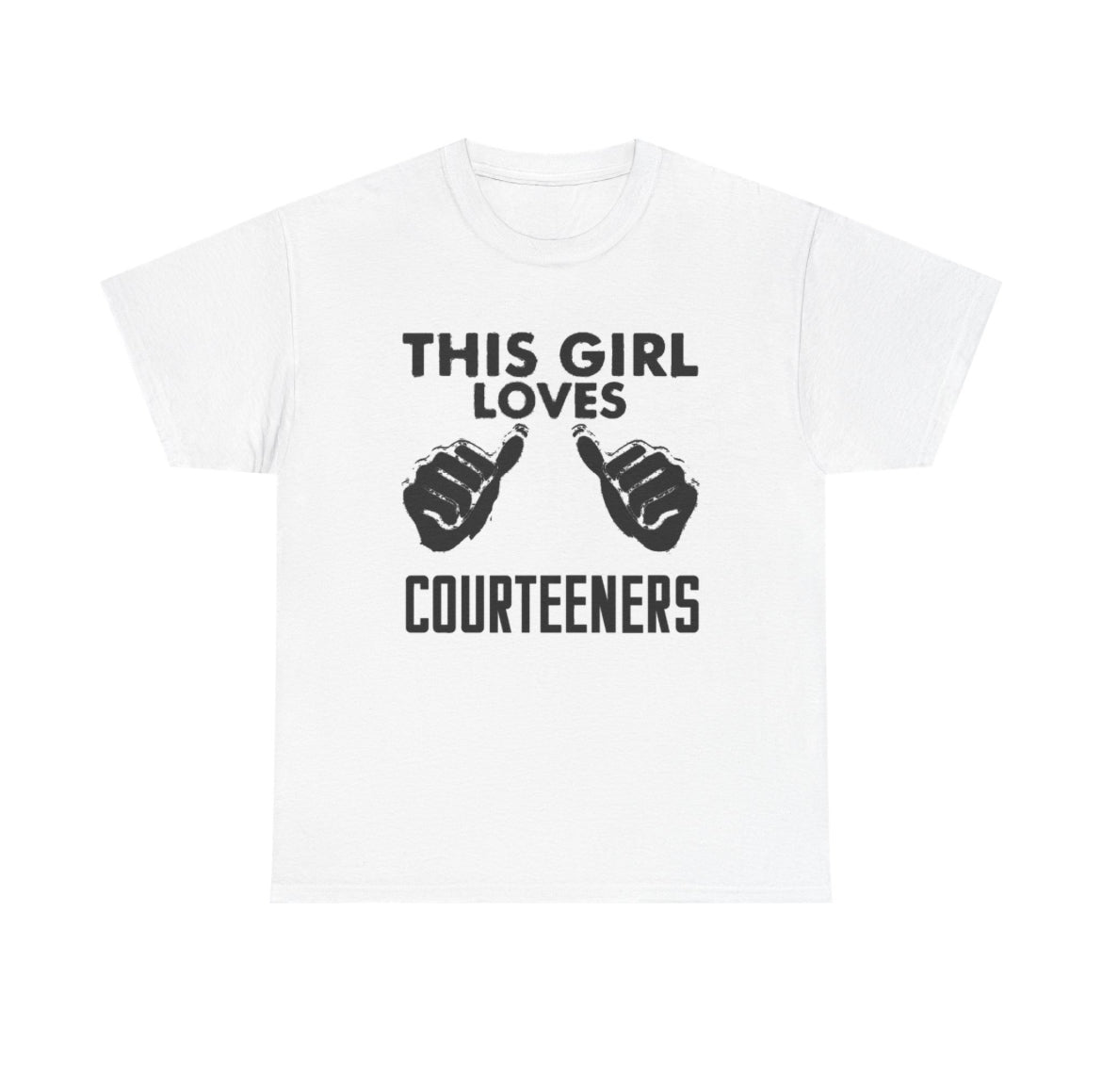 This girl loves courteeners band t-shirt