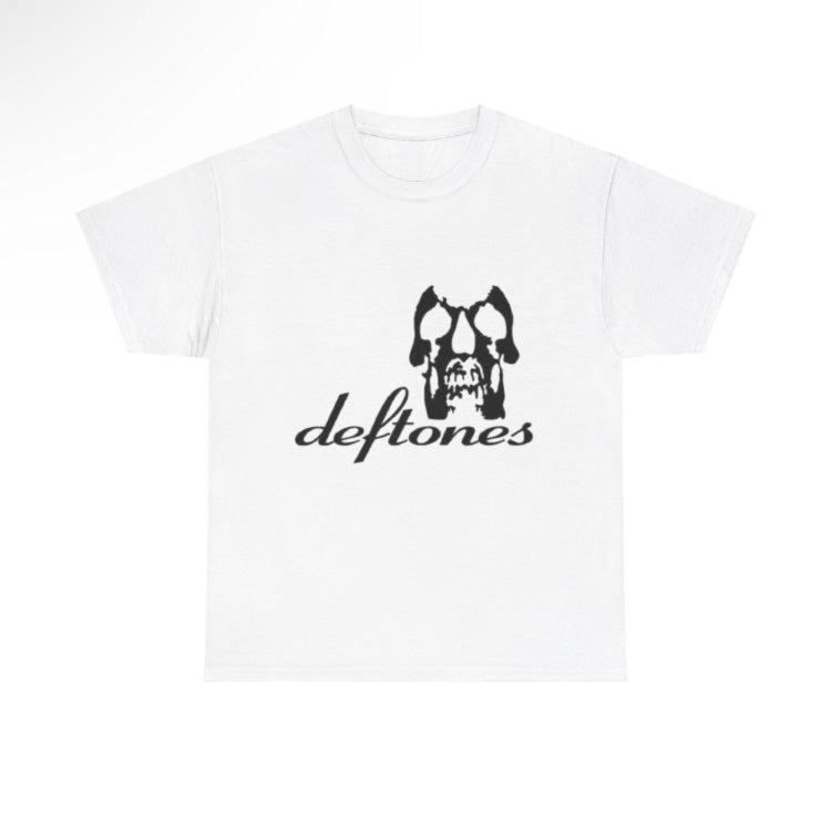 Deftones band tshirt white