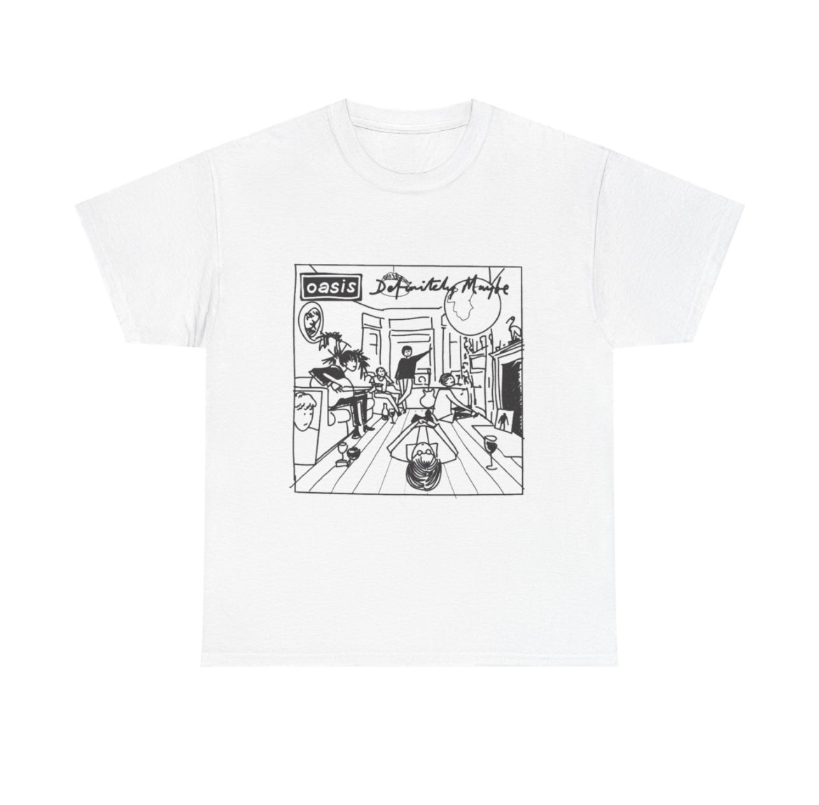 Oasis definitely maybe band t-shirt