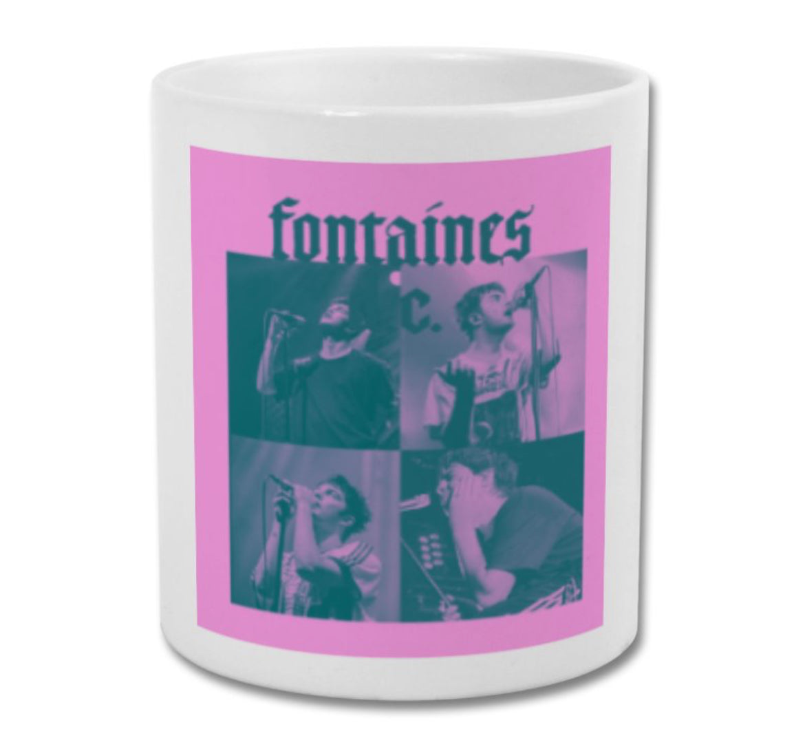 Fontaines DC mug pink