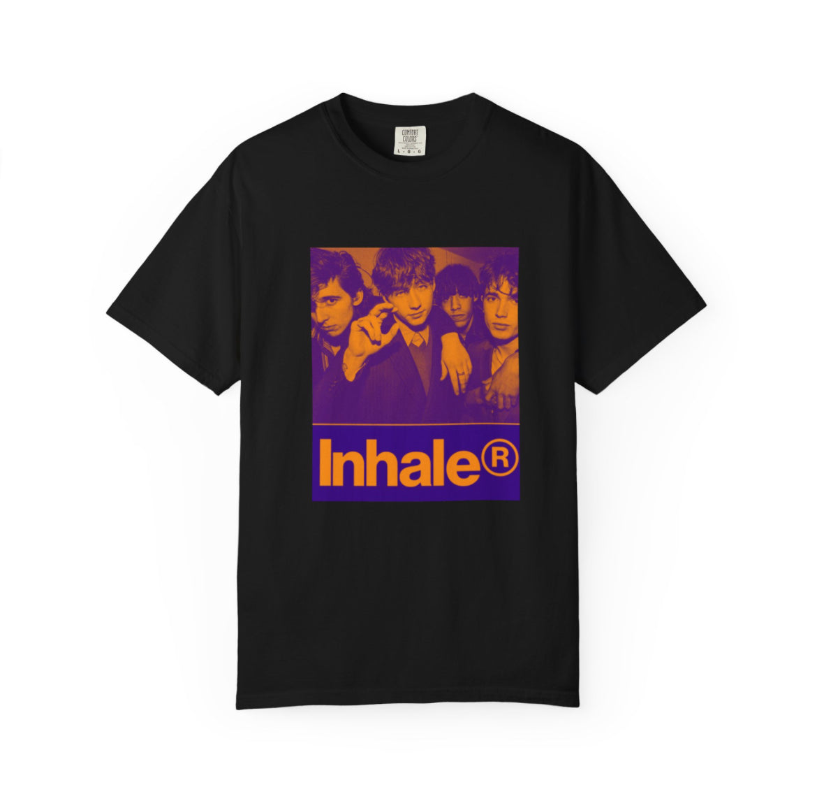 Inhaler these are the days purple and orange band t-shirt