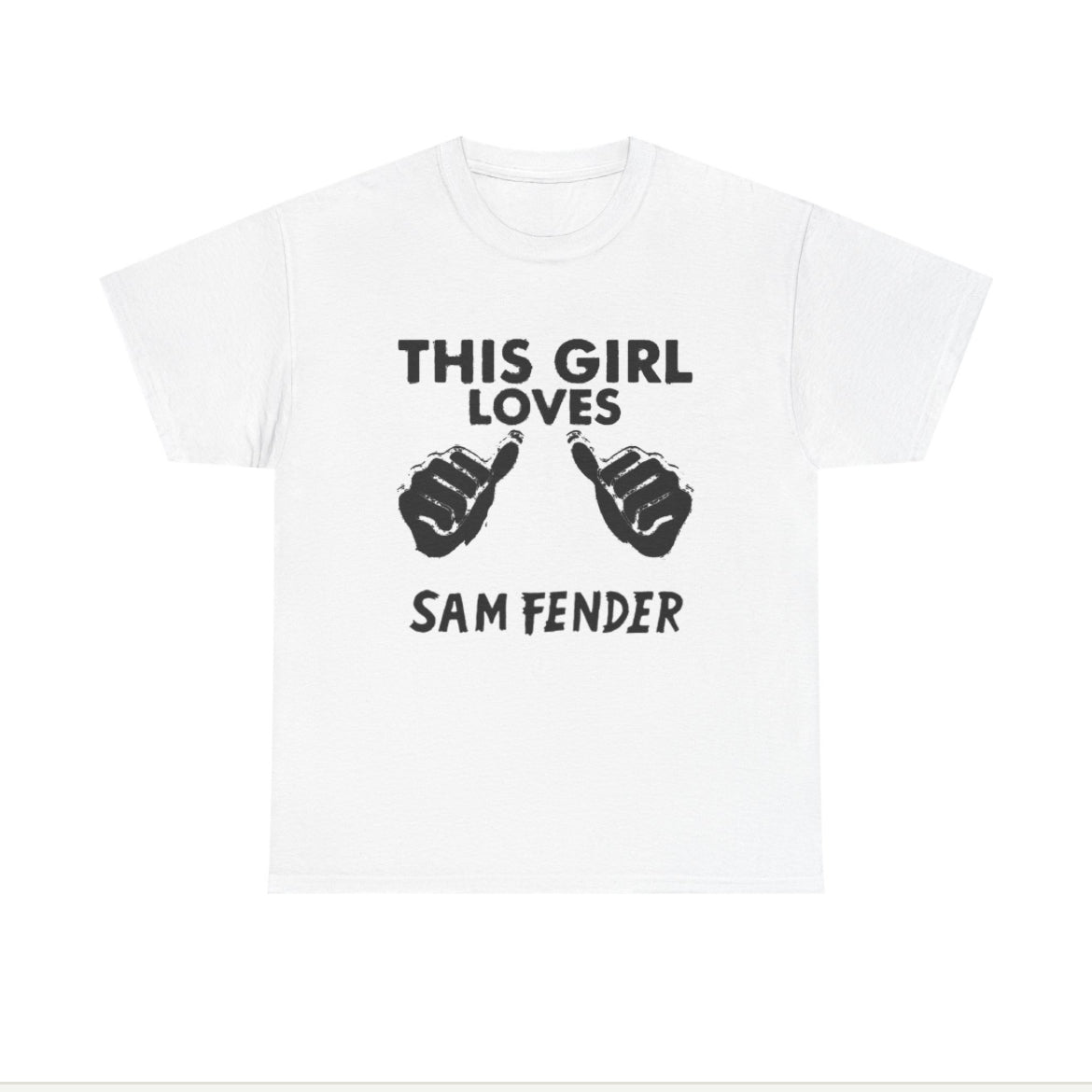 This girl loves Sam fender band T-shirt