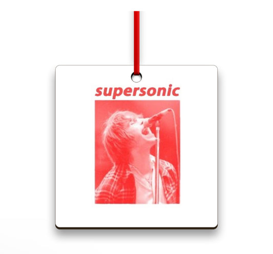 Oasis supersonic liam Gallagher Christmas decoration