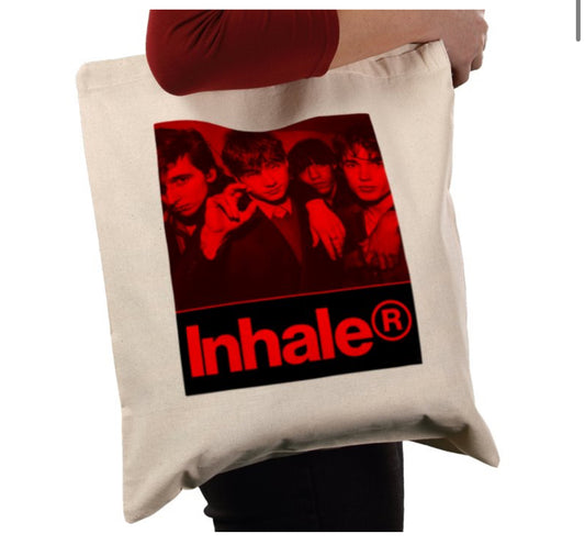 Inhaler tote bag red