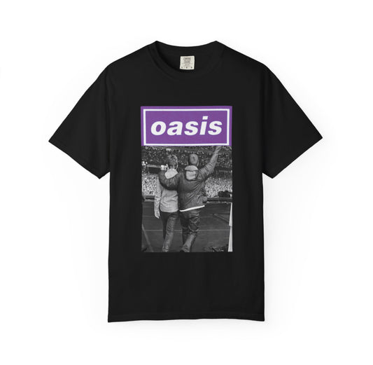 Oasis 2025 purple band T-shirt