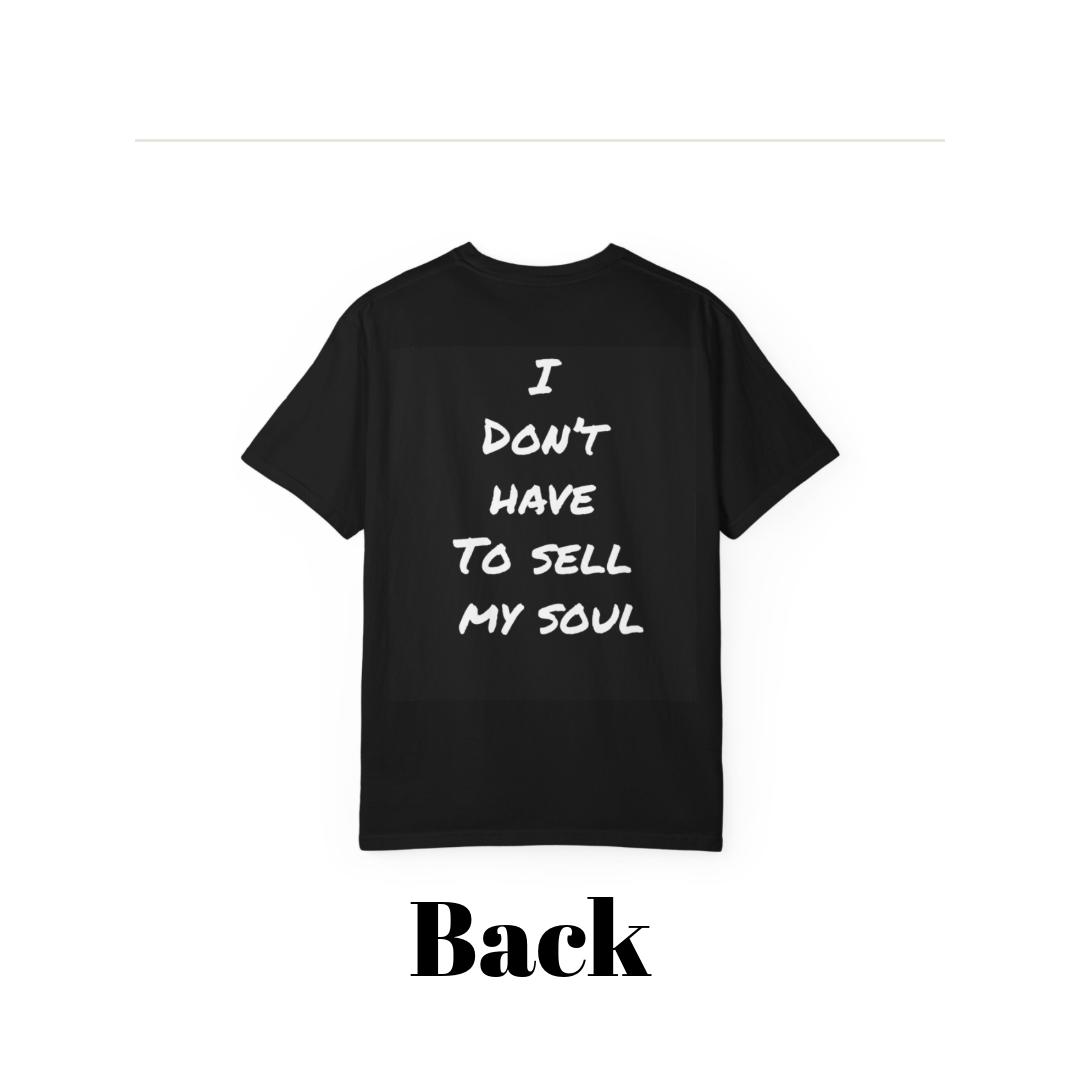 Stone roses I don’t have to sell my soul orange band T-shirt back and front