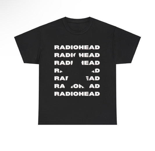 Radiohead band tshirt black