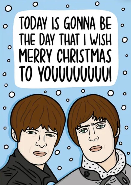 Oasis merry Christmas print