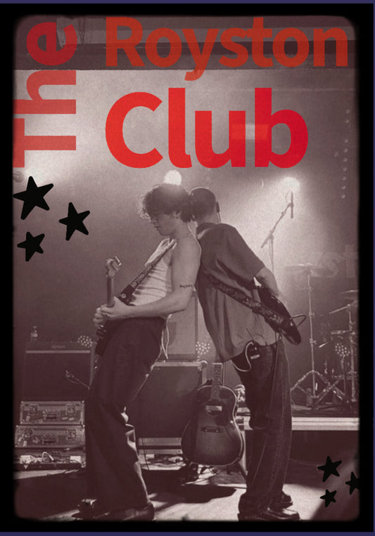 The Royston club vintage style poster A4