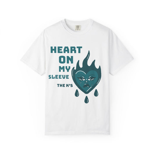 The Ks heart on my sleeve bad y-shirt front and back