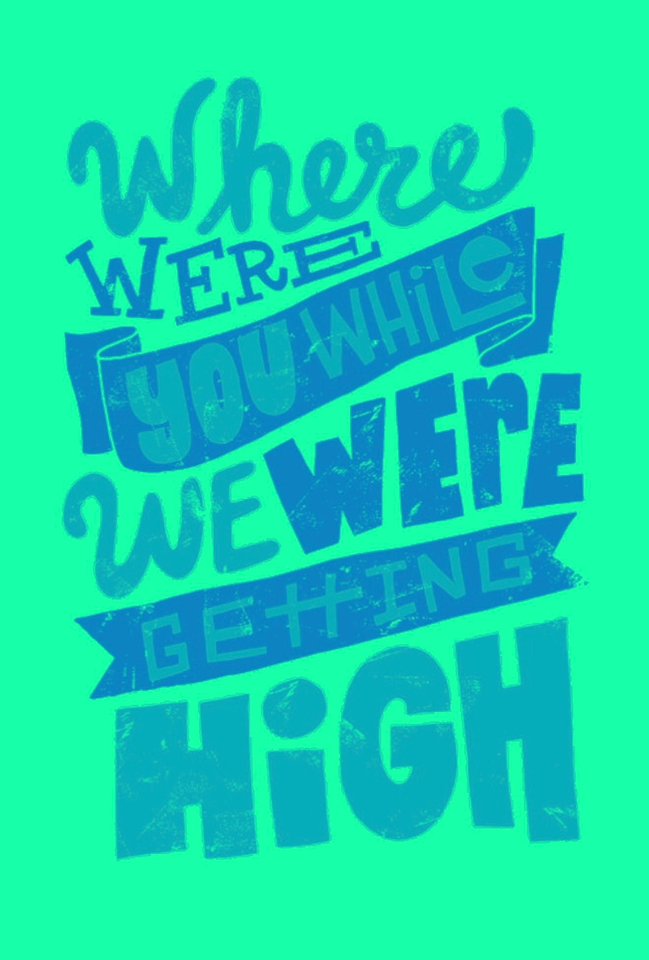 Oasis where were you while we were getting high posters