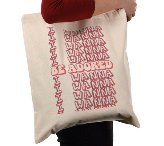Stone roses I wanna be adored tote bag