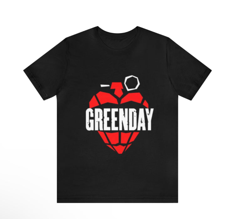 Green day band T-shirt