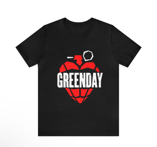 Green day band T-shirt