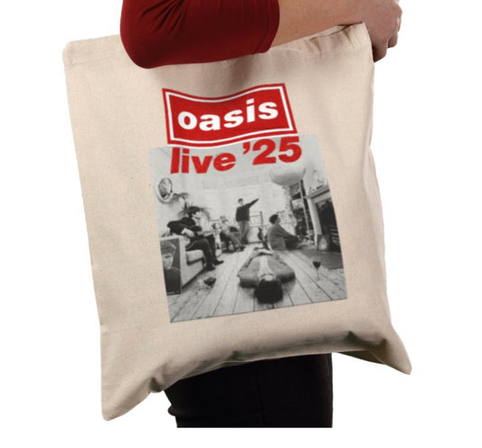 Oasis live 25 tote bag