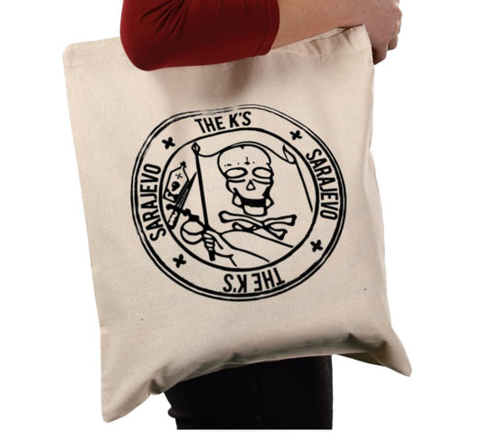 The Ks Sarajevo tote bag black