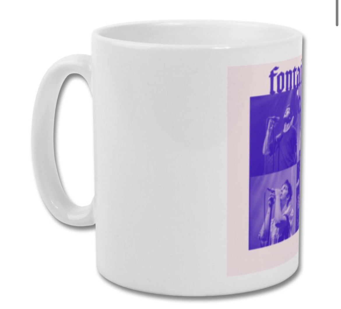 Fontaines DC mug purple