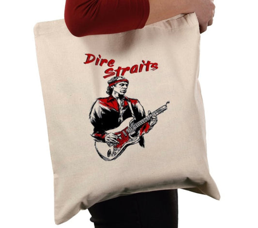 Dire straits tote bag