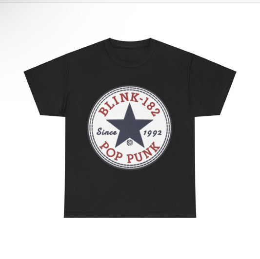 Blink 182 pop punk converse logo band t-shirts