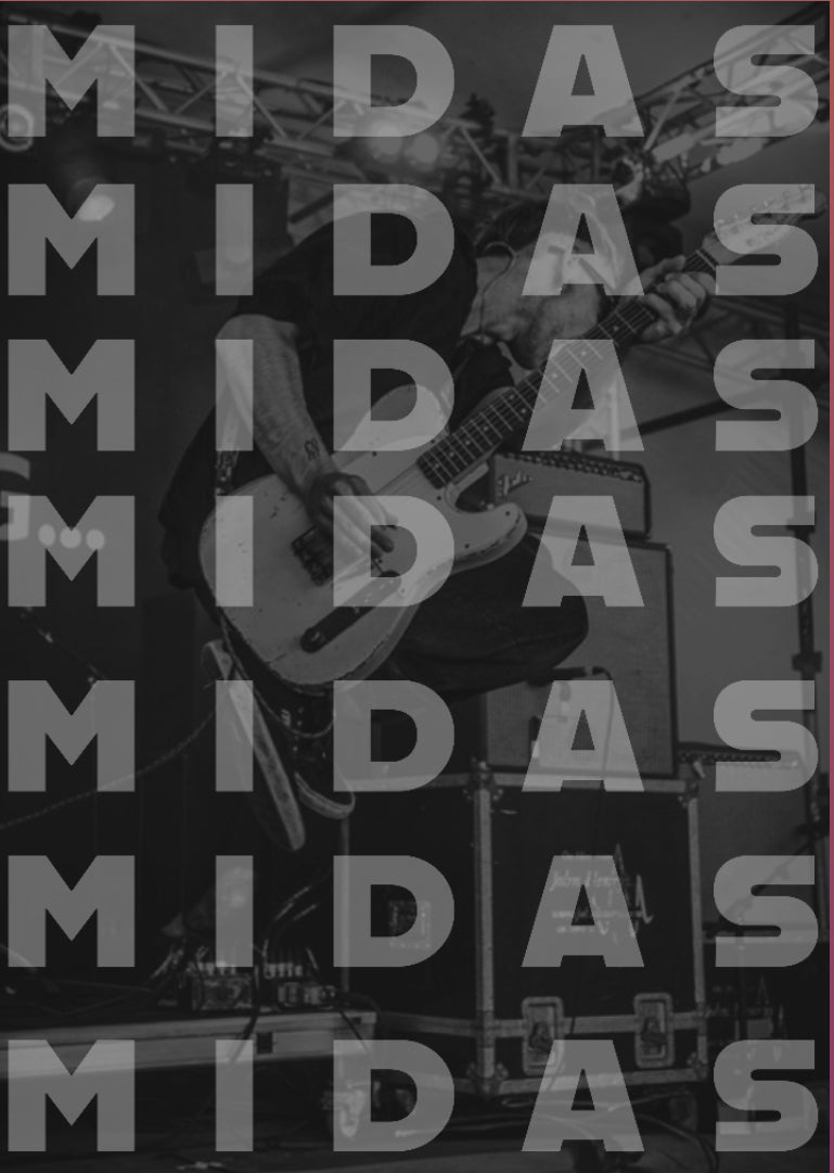 Wunderhorse Midas poster black and white