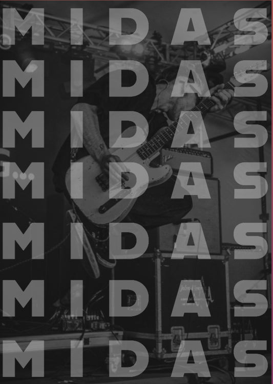 Wunderhorse Midas poster black and white