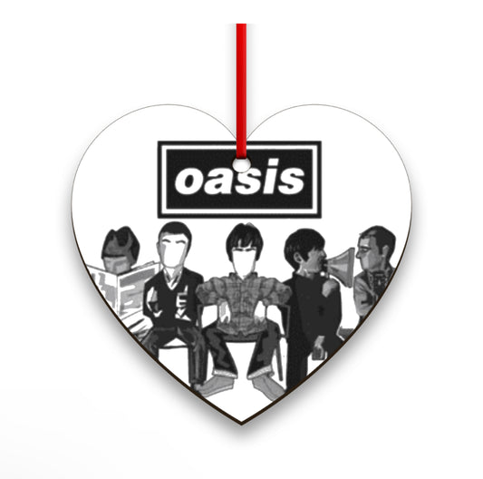 Oasis heart shaped Christmas decoration