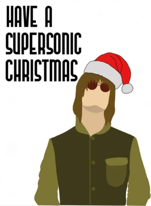 Supersonic Christmas oasis Christmas print