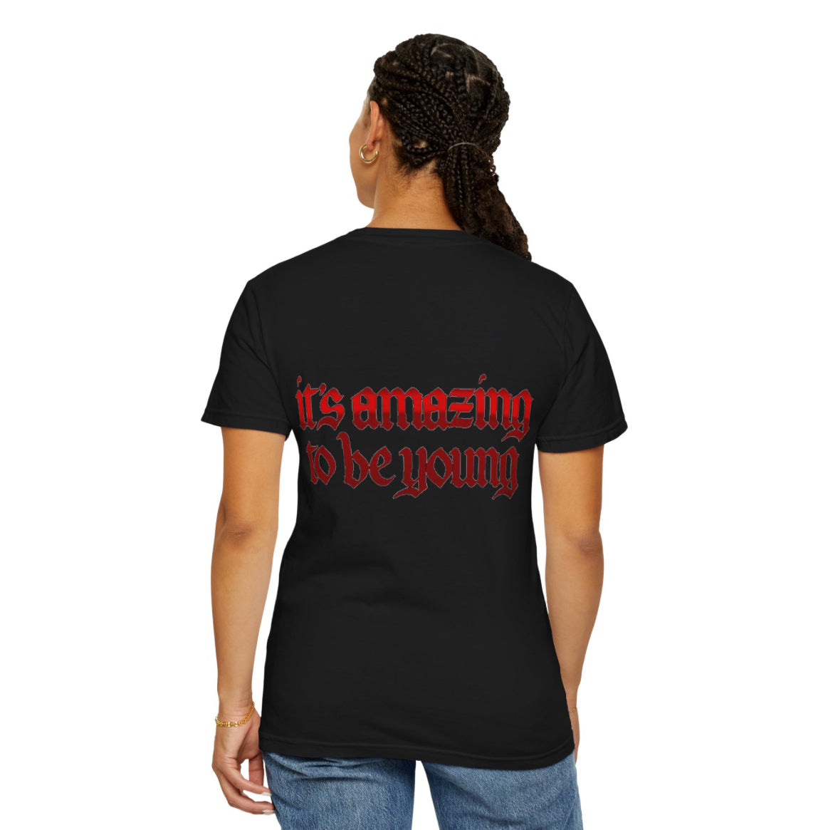 Fontaines DC its amazing to be young red band t-shirt