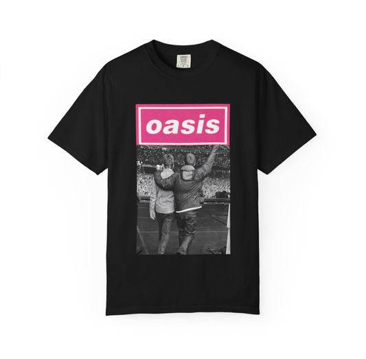 Oasis 2025 pink band T-shirts