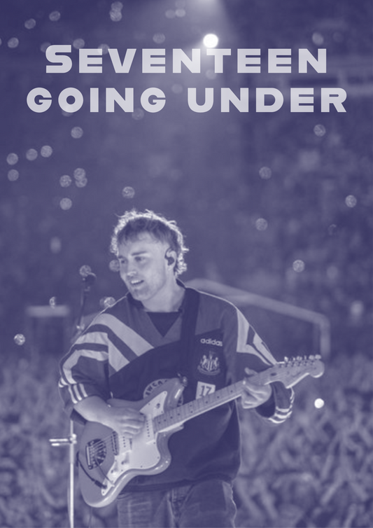 Sam fender seventeen going under poster