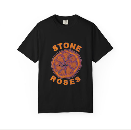 Stone roses I don’t have to sell my soul orange band T-shirt back and front