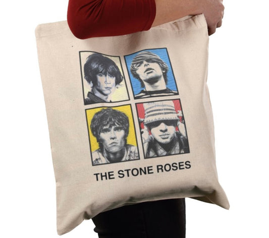 The stone roses tote bag
