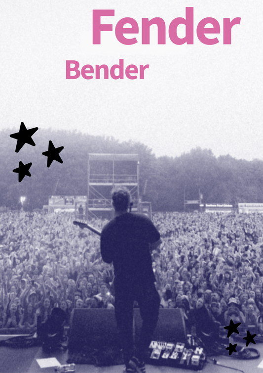 Sam fender “fender bender” poster