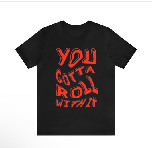 Oasis roll with it band tshirt