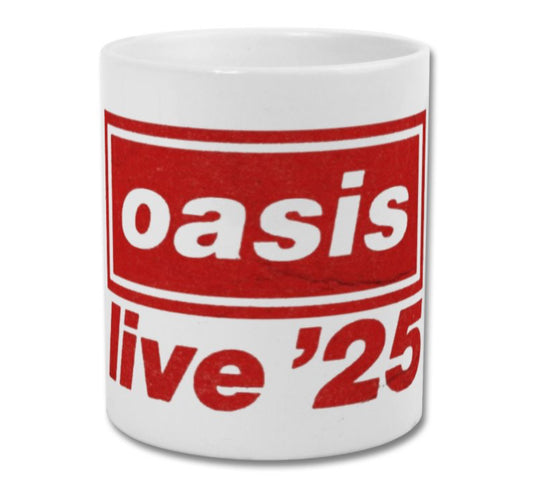 Oasis mug live 2025