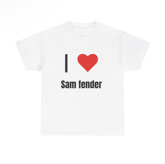 I heart Sam fender band tshirt