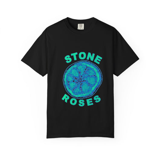 Stones roses I don’t have to sell my soul blue band T-shirt back and front